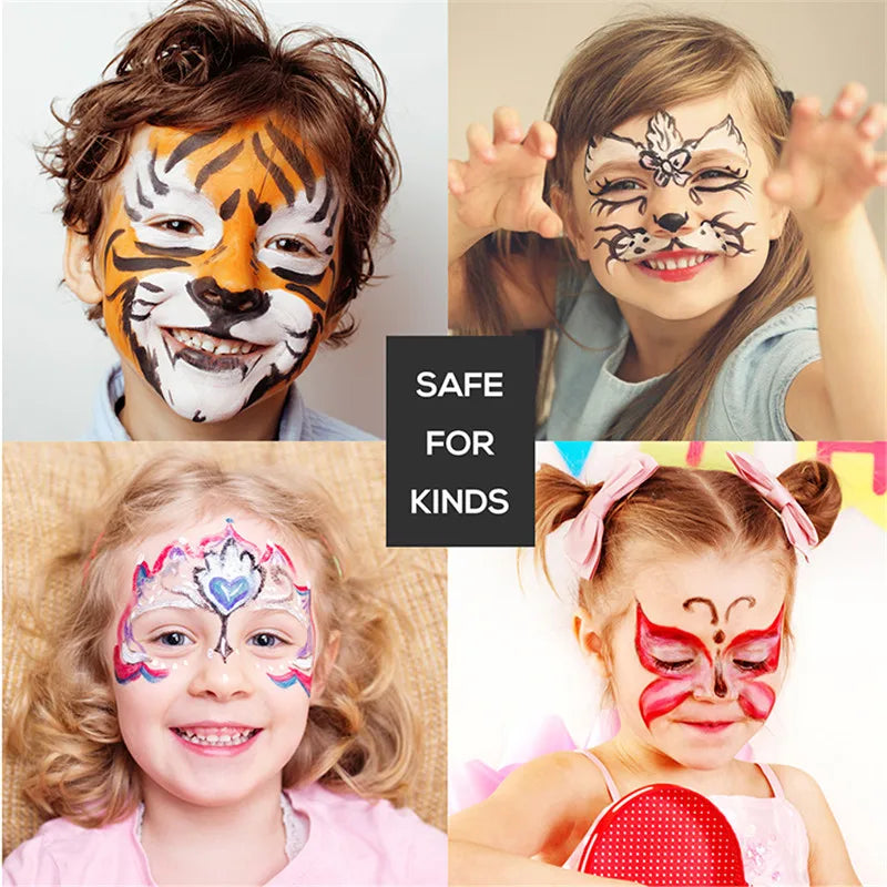 30G Face Paint  Children's Face Body Paint Water-Soluble Makeup  Halloween Stage Makeup Body Paint Pigments Face Makeup
