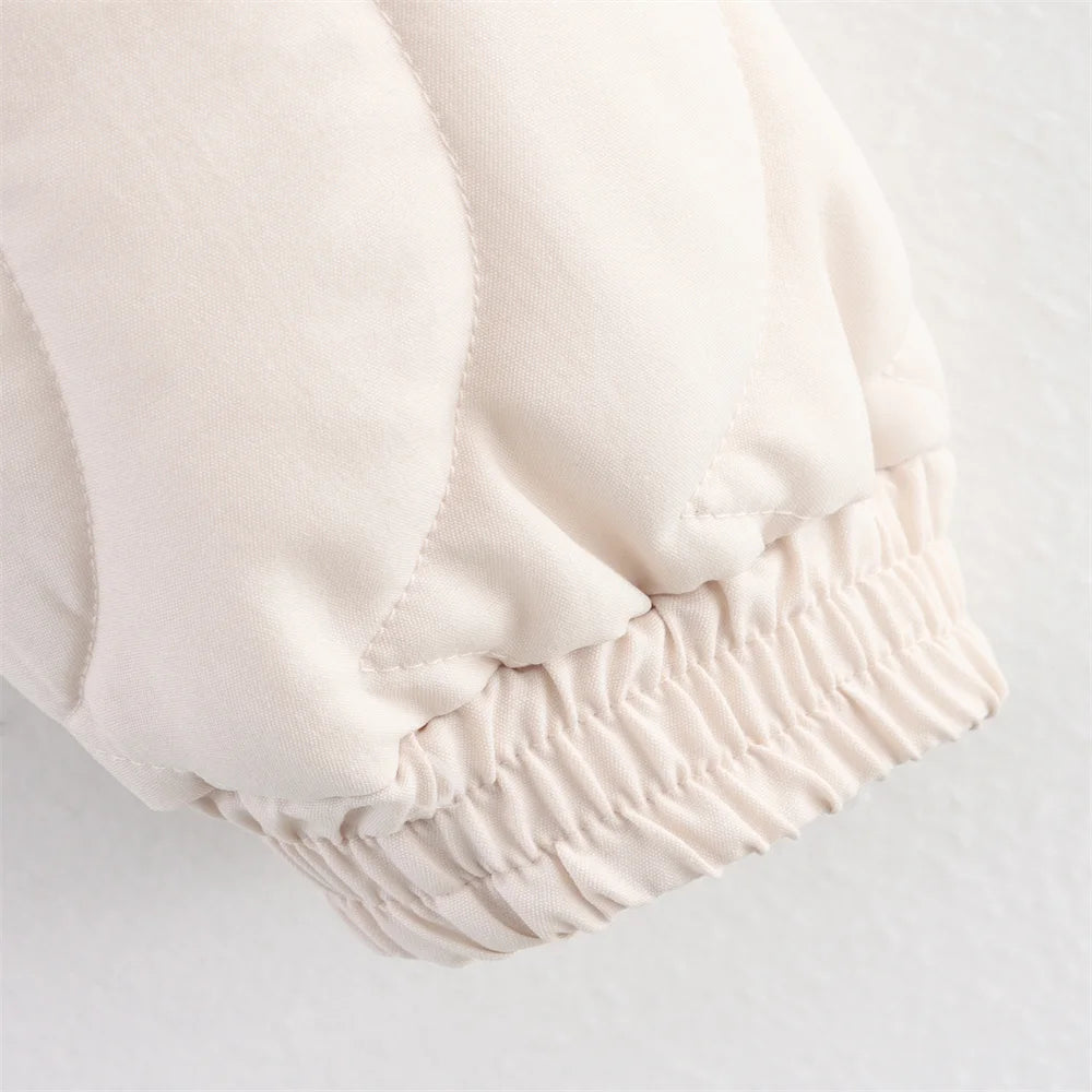 Autumn new women's clothing fashion, personality, versatile, casual positioning, quilted cotton embroidered cotton coat jacket