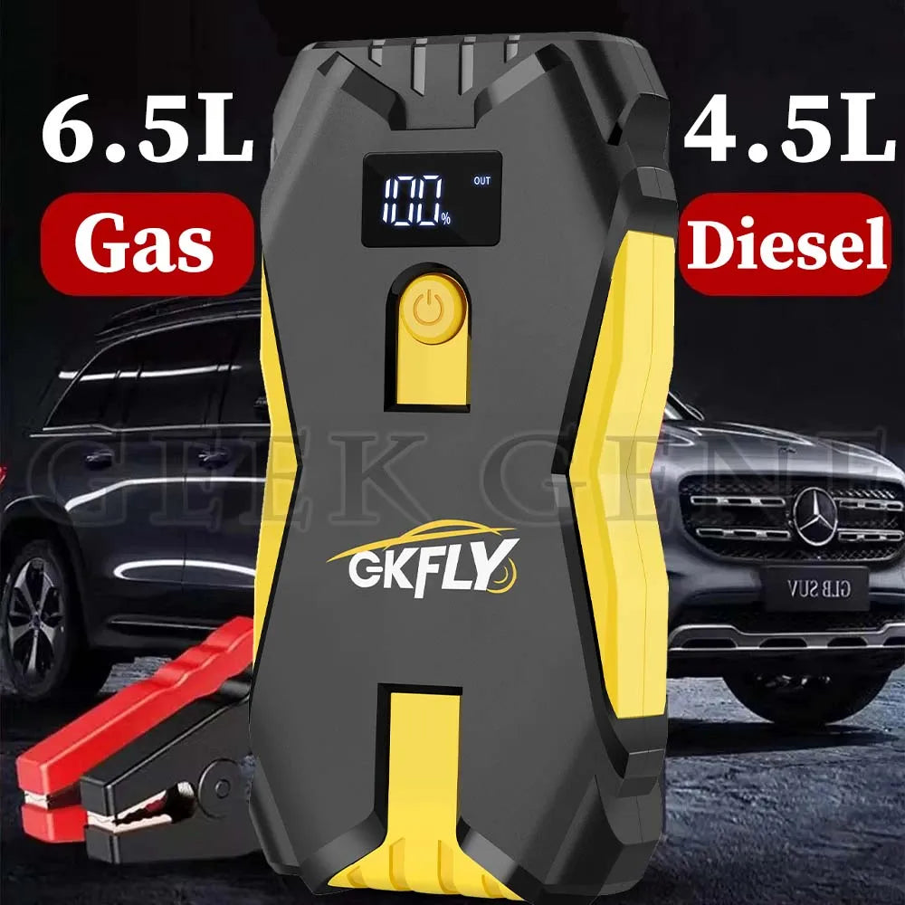 GKFLY 4000A Car Jump Starter Portable Power Bank 2000A Car Battery Booster 12V Auxiliary Starting Device for Diesel Gasoline