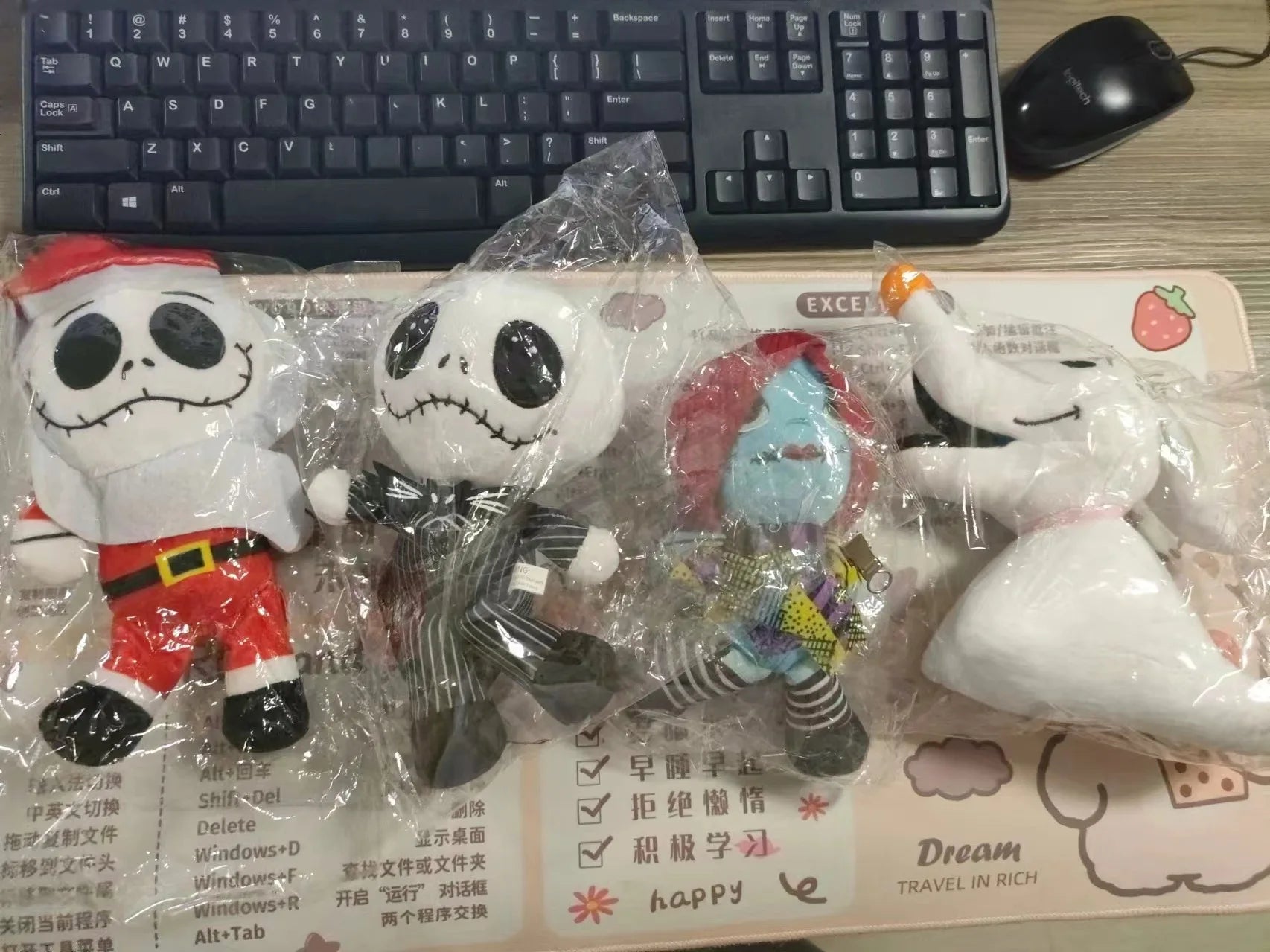 20cm The Nightmare Before Christmas Sally Jack Skellington Plush Toys Zero dog Stuffed Toys Halloween Gifts Valentines Gift