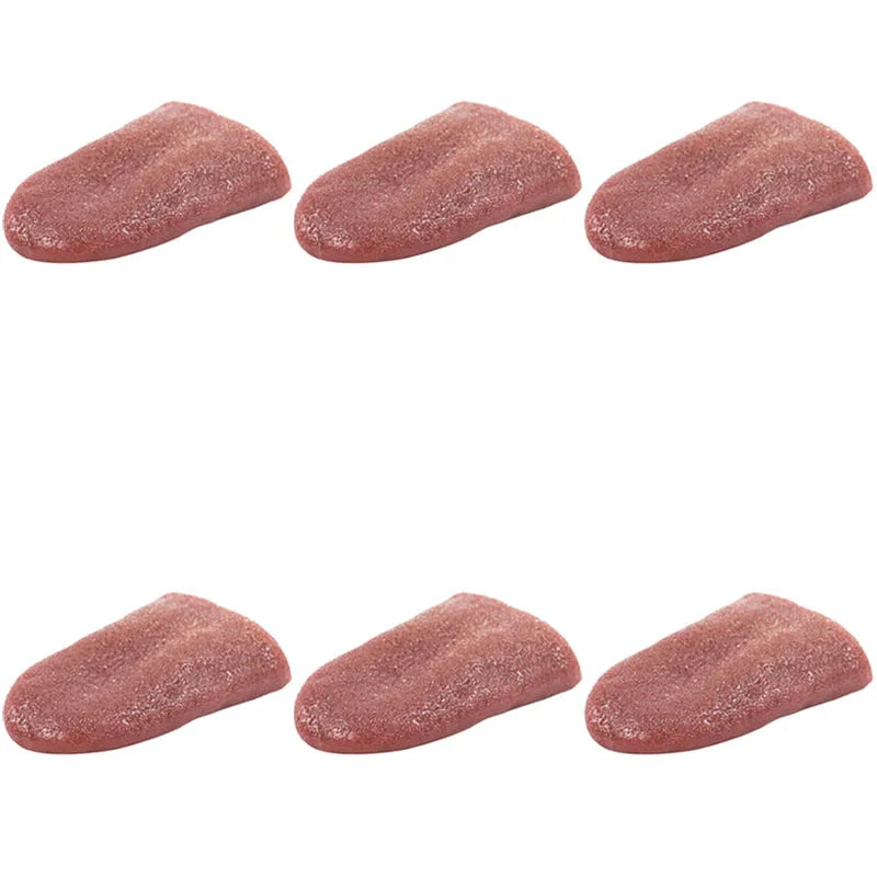 Funny Magic Realistic Fake False Simulation Tongue Gross Jokes Prank Magic Tricks Halloween Magician Decompression Toy Shocker