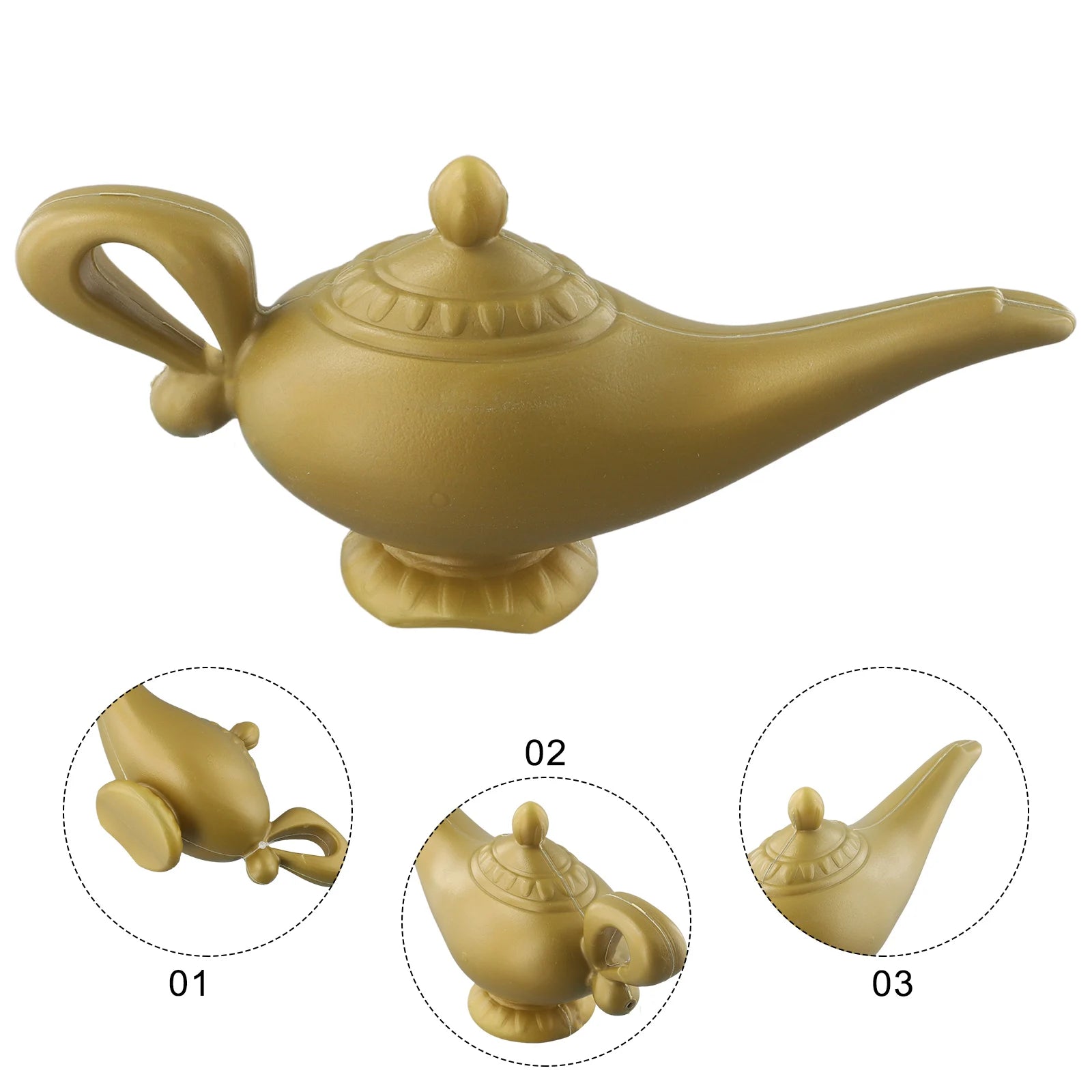 Cartoon Movie Aladdin Lamp Halloween Decoration Cosplay Costume Party Favors Fancy Dress Props Hot Home Party Ornaments Figurine