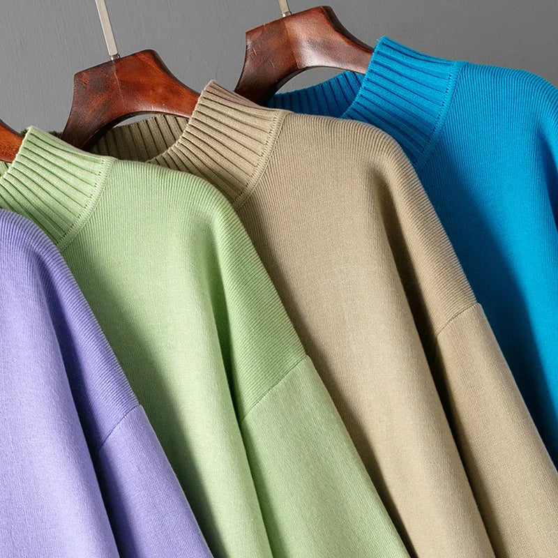 Autumn Women Split Knitted Skirt Suit Fashion Casual Loose Sweater Long Skirts 2 Piece Set Women Outifits Elegant Winter NS5967