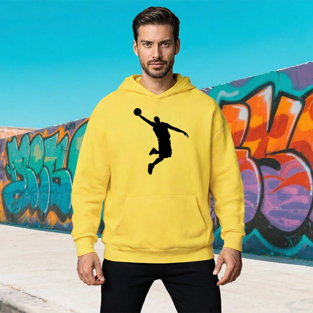 Autumn Jordan Slam Dunk Hoodie Men Women Fashion Basketball Prited Sports Hoodies Men's Pullover Long Sleeve Sweatshirt Winter