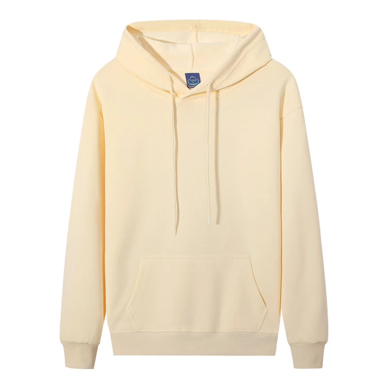 Autumn Men Excellent quality Long Sleeve  Hoodie Hip Hop Streetwear Women Solid Color Loose Sweatshirt New Outdoor Sweatshirt