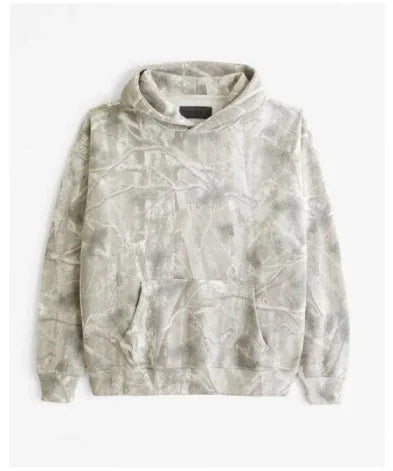 Autumn Hoodie Women men Branch Maple Leaves Camouflage Floral Print Long Sleeved Sweatshirt Streetwear Hip Hop Loose hoodies