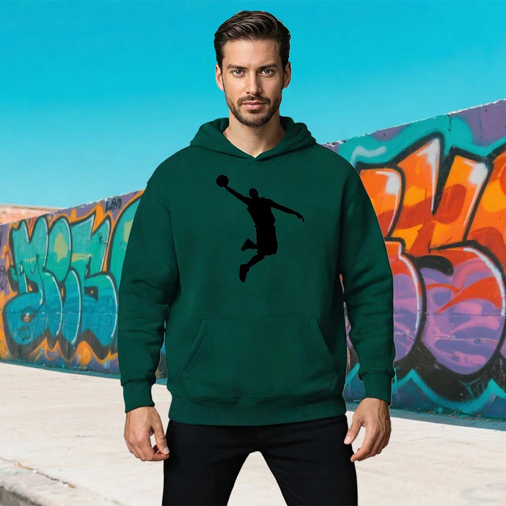Autumn Jordan Slam Dunk Hoodie Men Women Fashion Basketball Prited Sports Hoodies Men's Pullover Long Sleeve Sweatshirt Winter