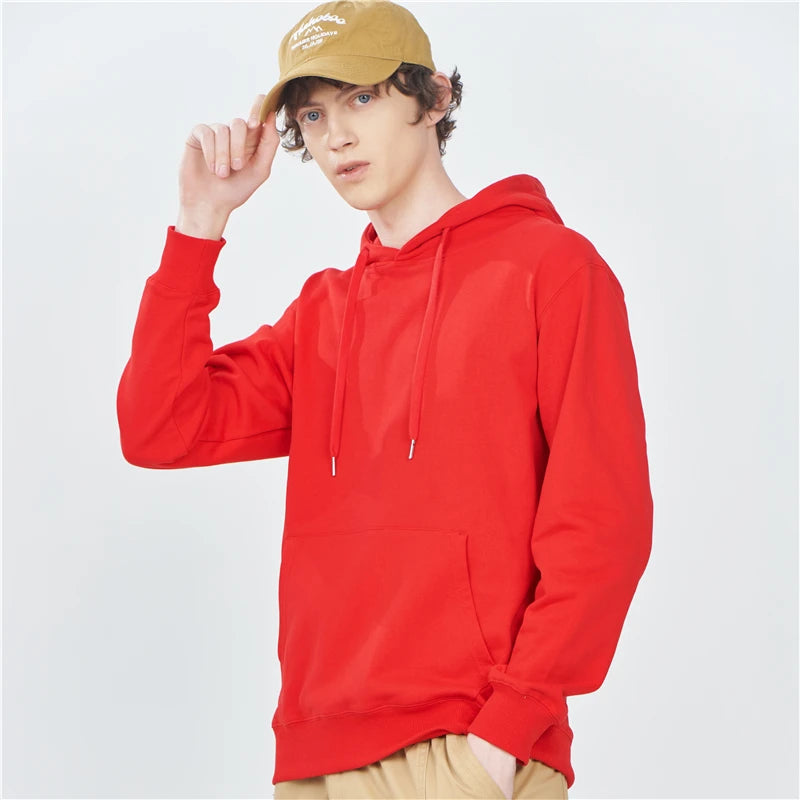 Autumn Men Excellent quality Long Sleeve  Hoodie Hip Hop Streetwear Women Solid Color Loose Sweatshirt New Outdoor Sweatshirt