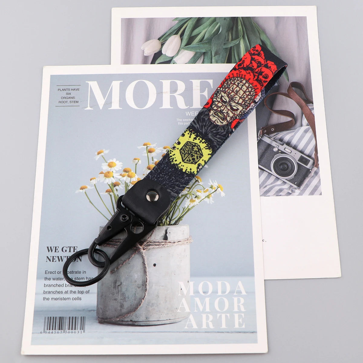 Horror Movie Car Keychain Key Tag Lanyard Motorcycle Keyring Key Holder Fashion Jewelry Accessories Halloween Gift