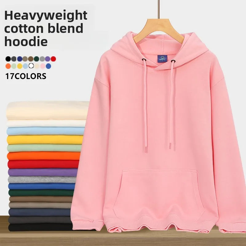 Autumn Men Excellent quality Long Sleeve  Hoodie Hip Hop Streetwear Women Solid Color Loose Sweatshirt New Outdoor Sweatshirt