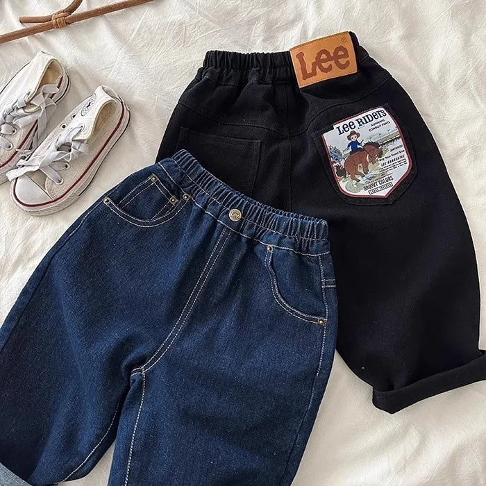 Boys Jean Pants Long Trousers Denim 2024 New Arrive Spring Autumn Baby's Kids Teenagers High Quality School Children's Clothing