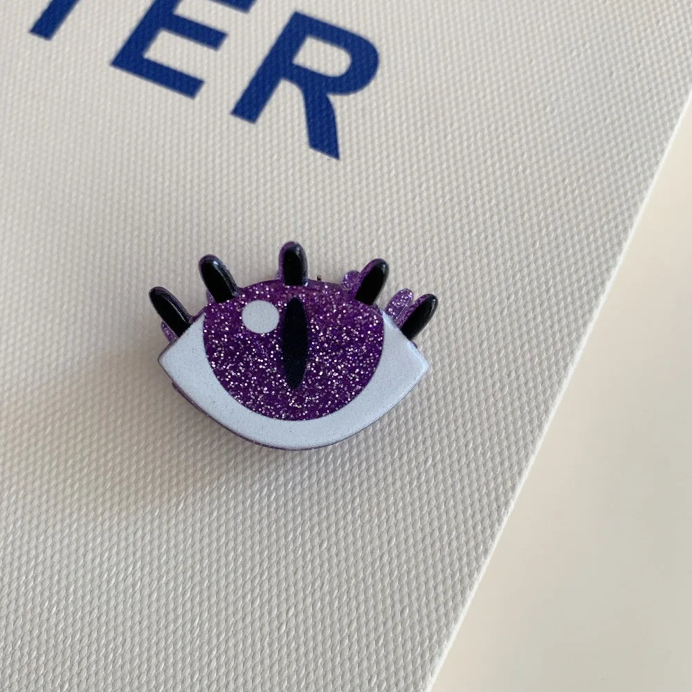 Fashion Creative Small Bat Pumpkin Shape Hairpin Halloween Festive Hair Clip Children Girl Four Seasons Party Headwear