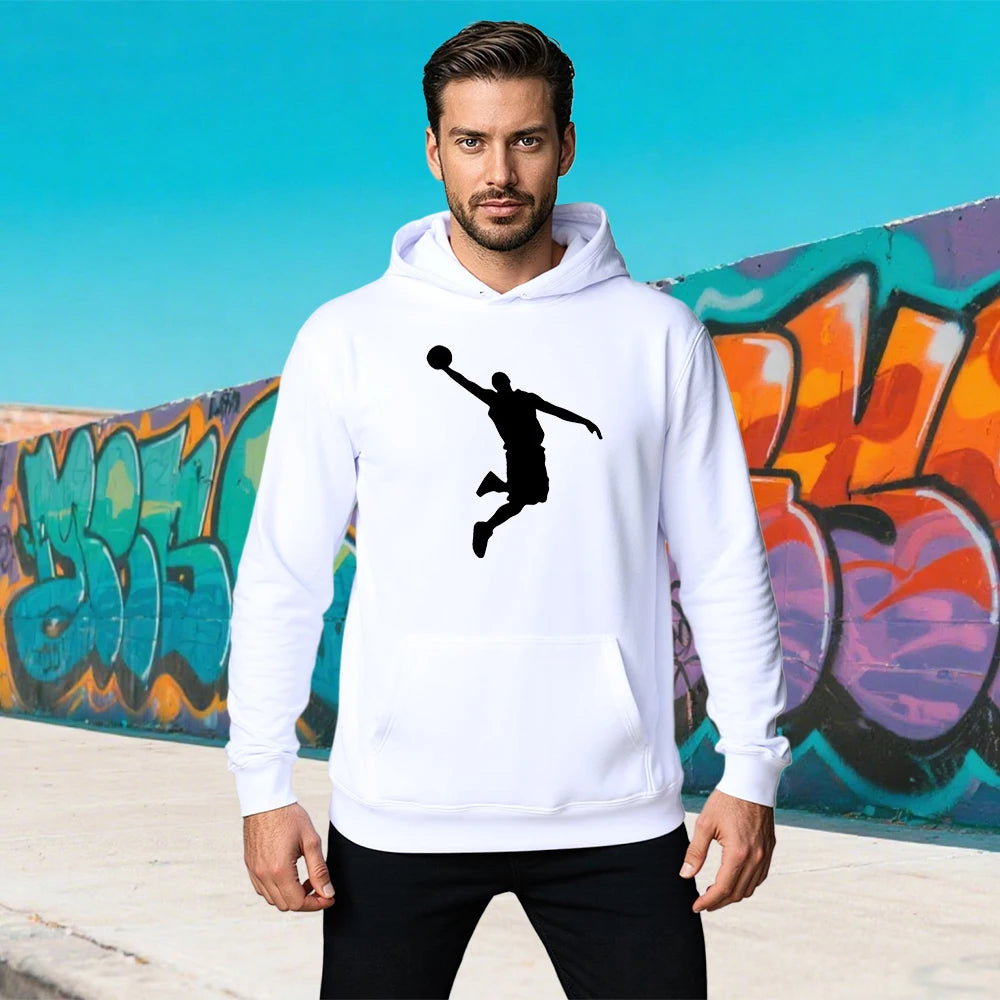 Autumn Jordan Slam Dunk Hoodie Men Women Fashion Basketball Prited Sports Hoodies Men's Pullover Long Sleeve Sweatshirt Winter