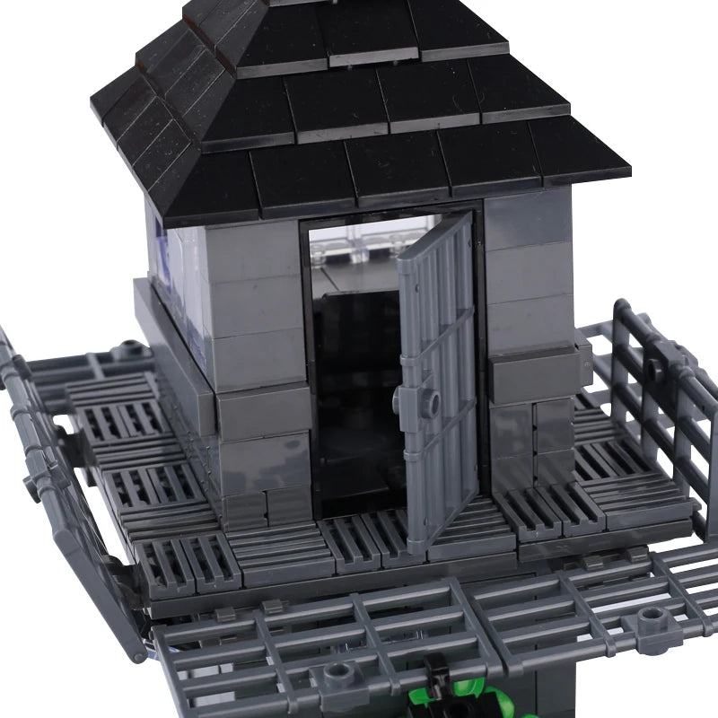 City Halloween Cemetery Scene Skeleton Soldier Figures Building Blocks Zombie Grave Ghost Plant Pumpkin MOC Bricks Kids Toy Gift