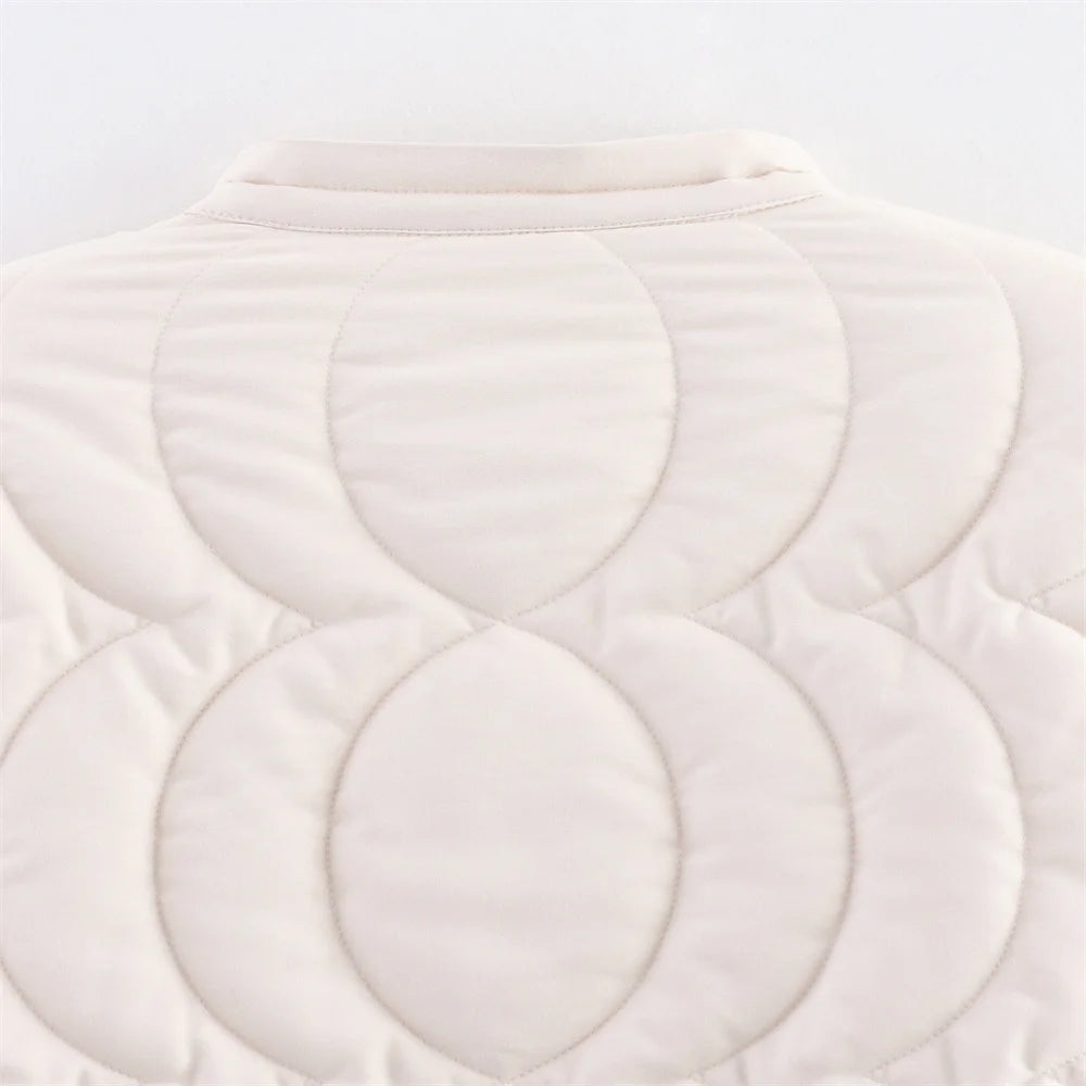 Autumn new women's clothing fashion, personality, versatile, casual positioning, quilted cotton embroidered cotton coat jacket