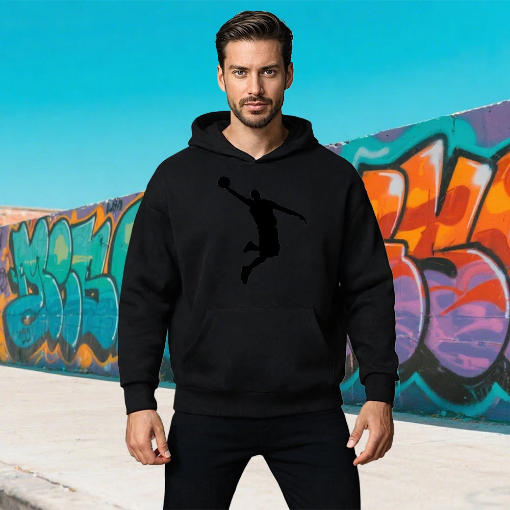 Autumn Jordan Slam Dunk Hoodie Men Women Fashion Basketball Prited Sports Hoodies Men's Pullover Long Sleeve Sweatshirt Winter