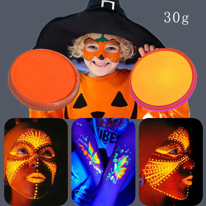 30G Face Paint  Children's Face Body Paint Water-Soluble Makeup  Halloween Stage Makeup Body Paint Pigments Face Makeup