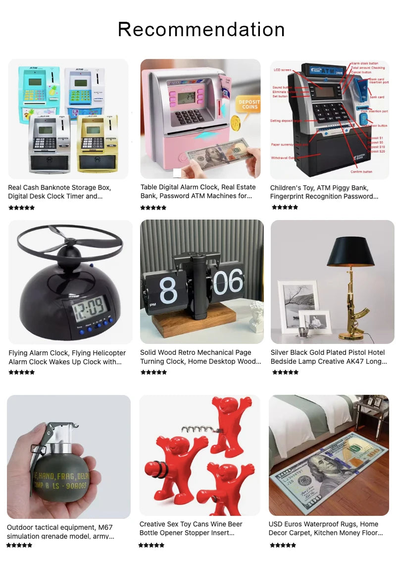 Skeleton Ghost Halloween Birthday Gift, Children's Music Light Skull Novelty Piggy Bank, Coin Cash Money Saving Box for Adults