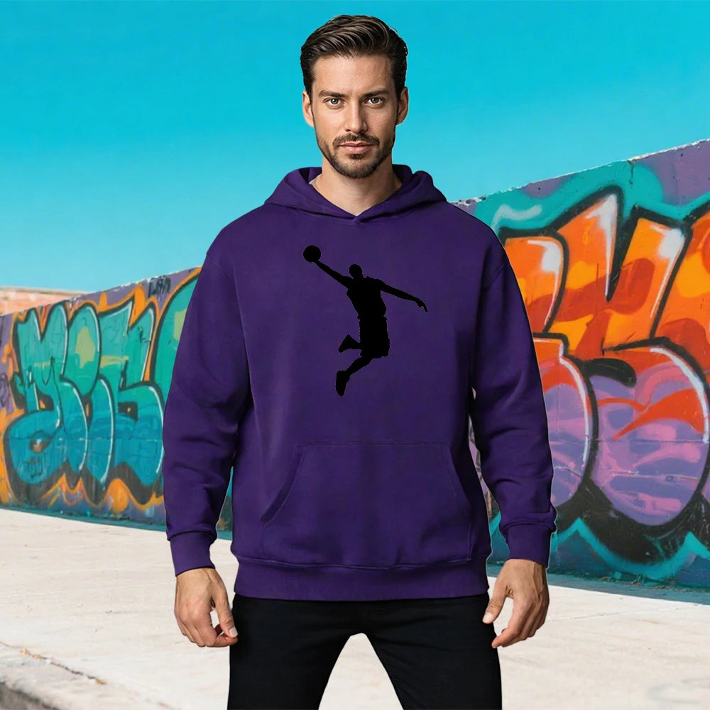 Autumn Jordan Slam Dunk Hoodie Men Women Fashion Basketball Prited Sports Hoodies Men's Pullover Long Sleeve Sweatshirt Winter