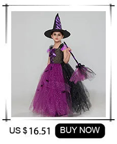 Jack Skellington Halloween Costume Baby Girl Nightmare Before Christmas Clothing Kids Cosplay Carnival Party Fancy Tutu Dress