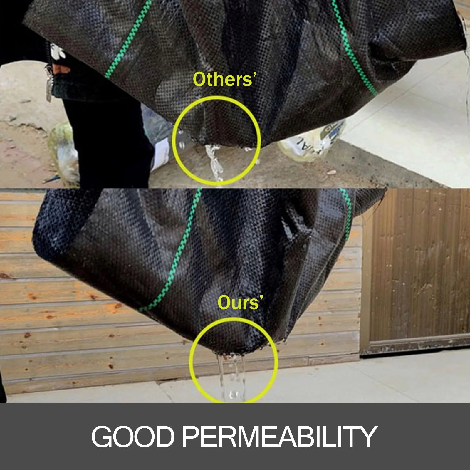 SucceBuy Landscape Fabric 6ftx300ft Geotextile Fabric Durable Heavy Duty 1.5oz Ground Cover Woven For Commercial Greenhouse Yard