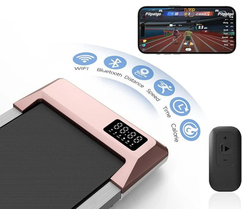 15.75 x 35.43 Inch Running Area Treadmill Pad Running Walking Under Desk Exercise Run Training Walking Treadmill