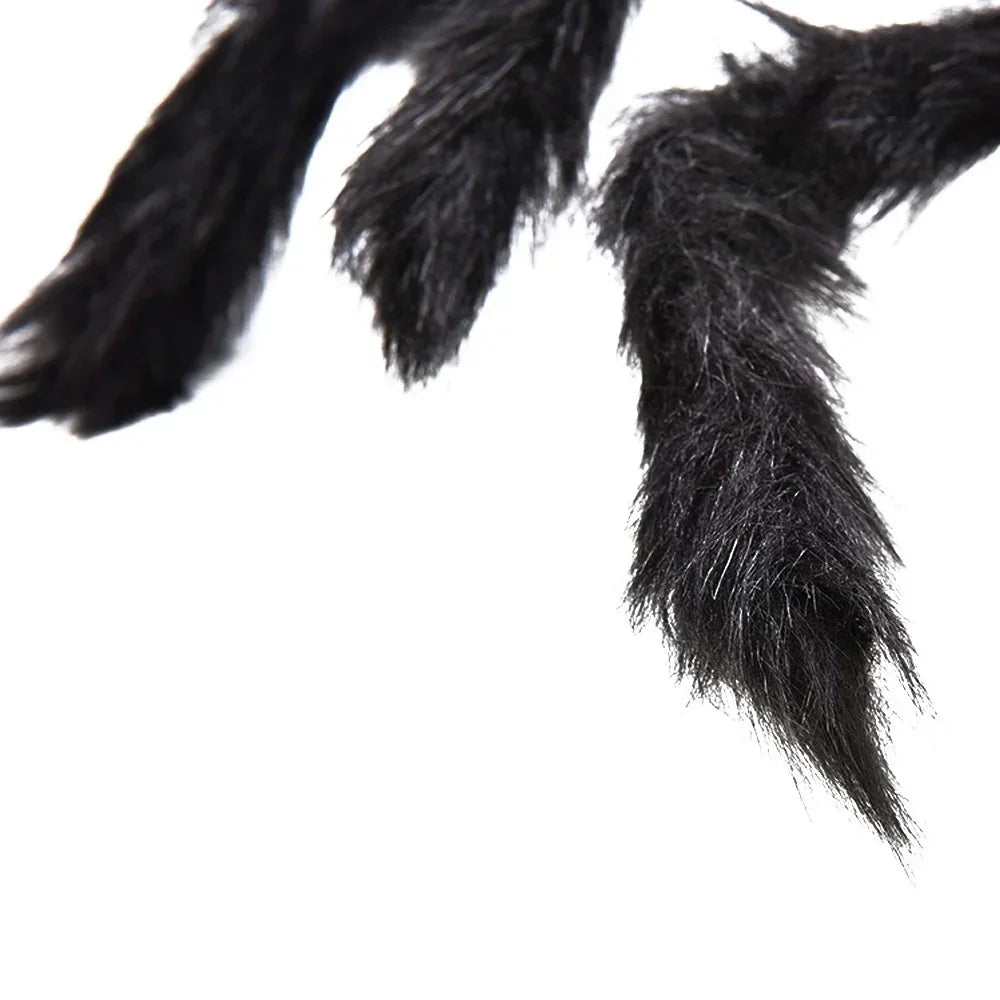 30-200cm Halloween Big Spider Halloween Decoration Horror Giant Black Spider Outdoor Halloween Props Simulated Spider toys