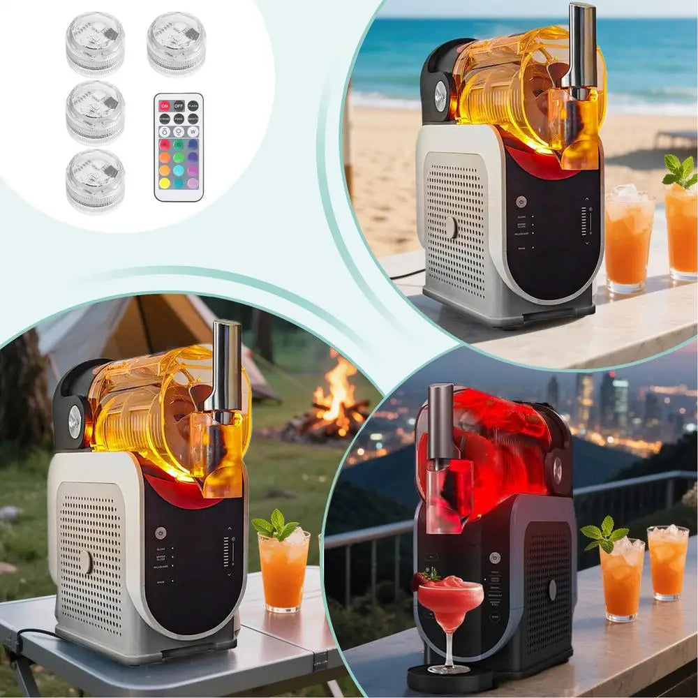 4pcs 13Colors 4 Modes Submersible LED Lights  Wireless Remote Control Reusable Light for Birthday Decorations Spa Halloween