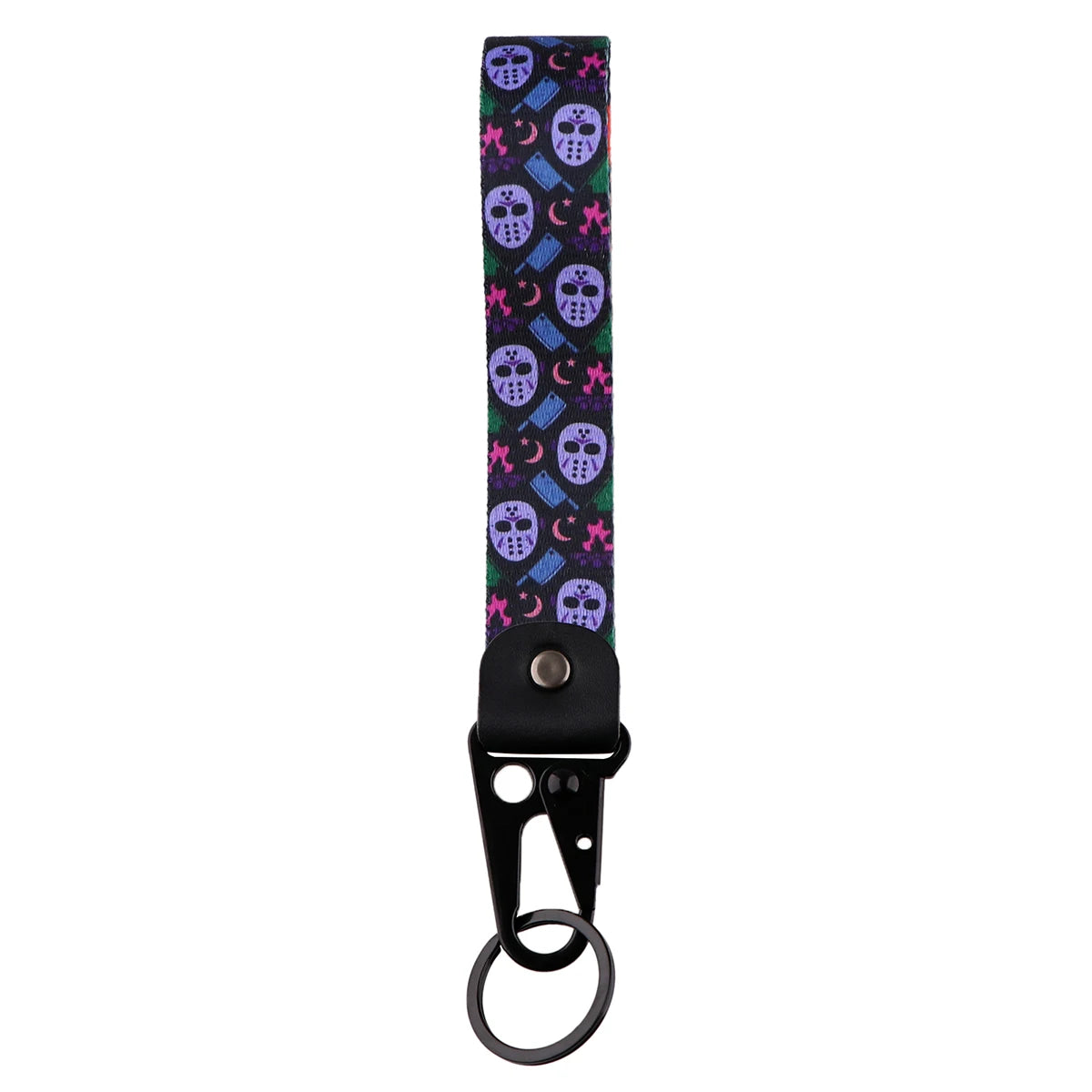 Horror Movie Car Keychain Key Tag Lanyard Motorcycle Keyring Key Holder Fashion Jewelry Accessories Halloween Gift