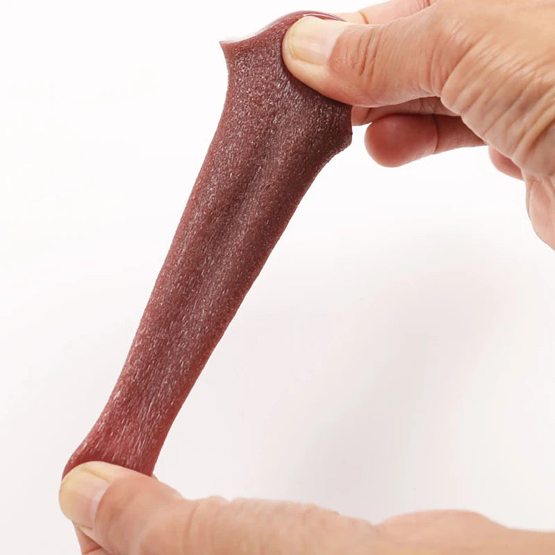 Funny Magic Realistic Fake False Simulation Tongue Gross Jokes Prank Magic Tricks Halloween Magician Decompression Toy Shocker