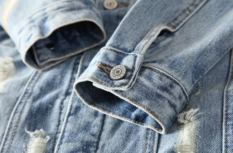 Male Jean Coats New In Autumn Winter 2024 Men's Denim Jacket Menswear Fashion Branded Korean Popular Clothes Y2k On Board Lxury