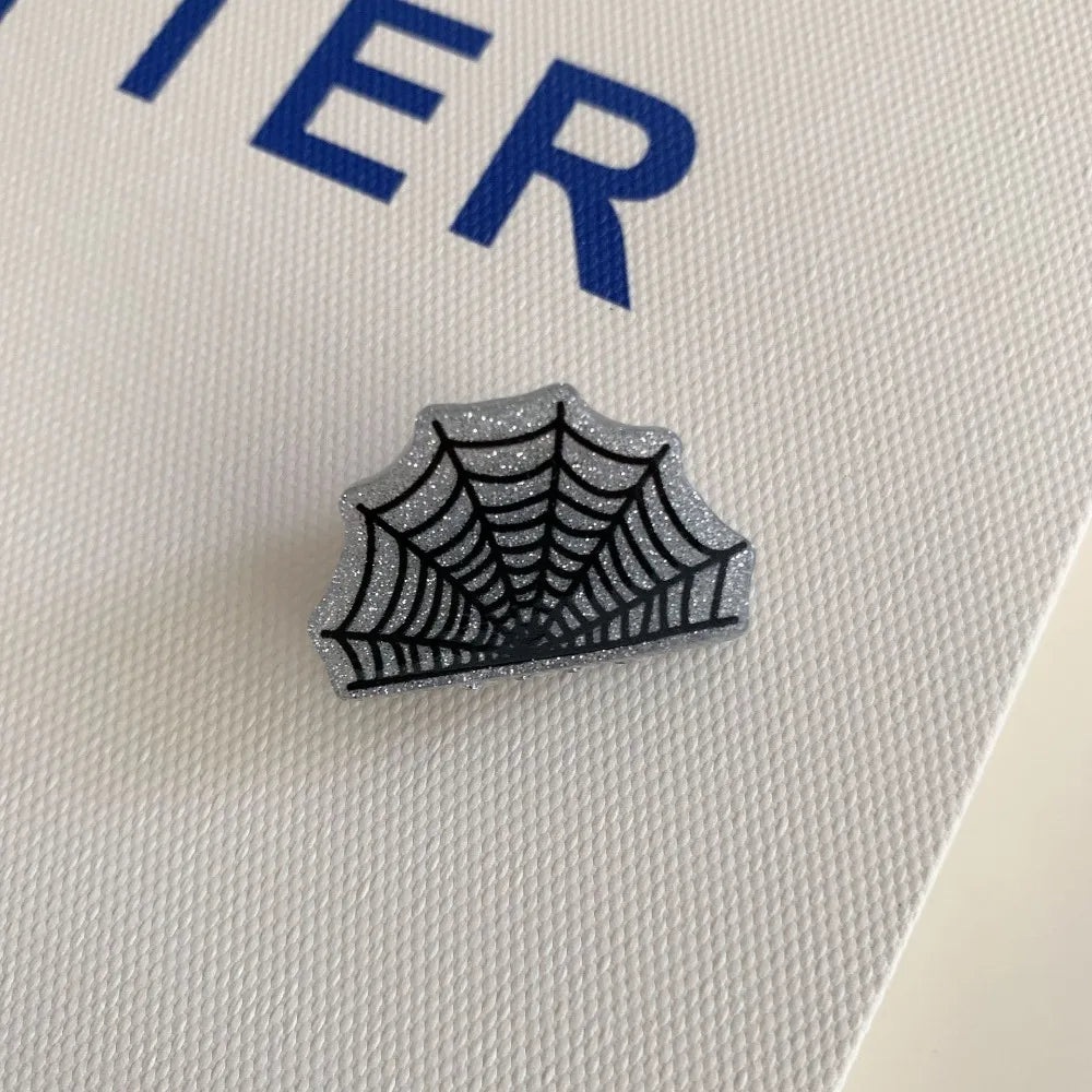 Fashion Creative Small Bat Pumpkin Shape Hairpin Halloween Festive Hair Clip Children Girl Four Seasons Party Headwear