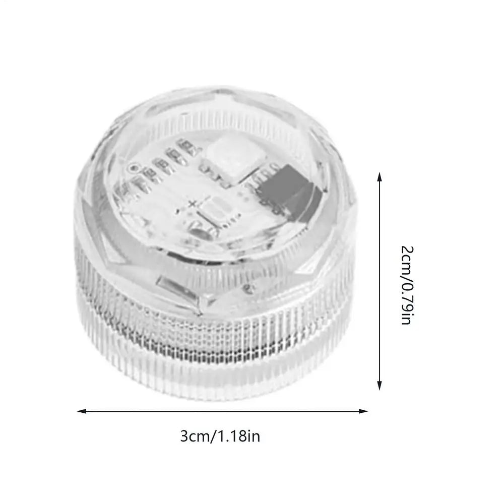 4pcs 13Colors 4 Modes Submersible LED Lights  Wireless Remote Control Reusable Light for Birthday Decorations Spa Halloween