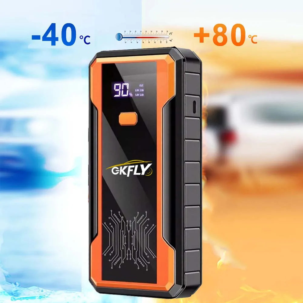 GKFLY 4000A Car Jump Starter Portable Power Bank 2000A Car Battery Booster 12V Auxiliary Starting Device for Diesel Gasoline